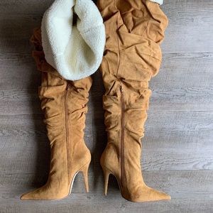 SEXY JEFFREY CAMPBELL WINTER THIGH BOOTS